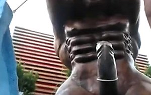 Girl fucks statue - blackxbook-com.