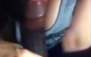 April sucks a bbc dry 