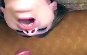 Young blonde sucking and fucking