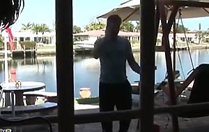 Slutty mom sucking penis and banging with young stud