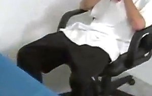 Cuckold wife sucks husband watches in shame from corner