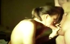 Homemade brunette teen bj 