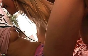 Old fart got 3some with 2 beauties