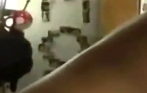 Horny brunette gets fucked very intense at home