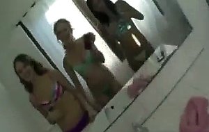 3 Young hot girls showing off