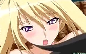 Blonde hentai schoolgirl with bigtits intense fucked