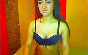 Beautiful petite webcam girl getting naughty completely nude 
