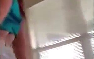 Cute white girl twerk