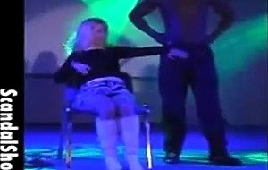 Wpcfnm-sexy girl gets facefull of black stripper cock onstage