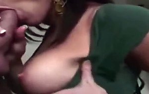 Some babe named ana sucking and swallowing