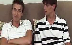 Sexy straight boys on sofa