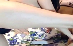 Busty babe with pierced pussy