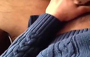 Hot footjob ends with cumshoney