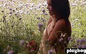 Gorgeous playboy model Natalie Costello reveals amazing big natural boobs