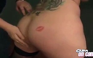 Candi shows her ass