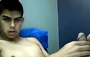 Year old latino masturbating