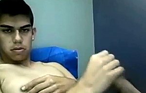 Year old latino masturbating