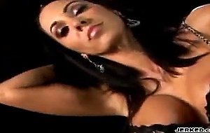 Sexy filthy brunette deepthroats cock and gets fucked in dogstyle