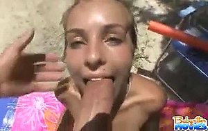 Huge ass doggied hard from behind in backyard