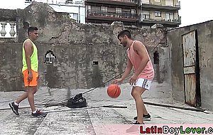 Cute latin hunk got a deepthroat blowjob and barebacked