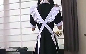 Pigtailed japanese maid gets sexed up