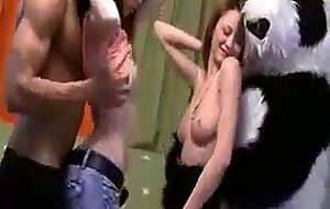 Student cutie gets screwed up by a mascot