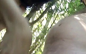 Massive cumshot in Japanese nature, heavy moaning!!