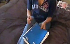 The first bj with his sister