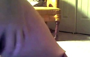 Sexy girl home alone does anal cam