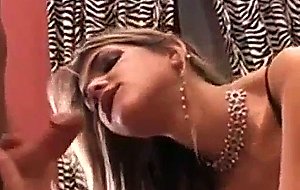 Magic evening mutual sex with a busty tranny chick