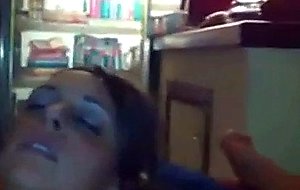 Cute girlfriend loves the cock in the mouth