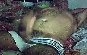 Str8 daddy stroke on bed