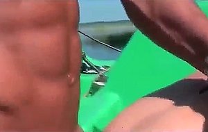 Dick starved blonde fucking and giving blowjob in group sex