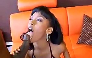 Young ebony pussy fingered and licked