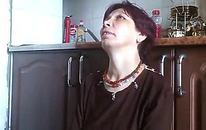 Ugly Russian whore, fuck and facial