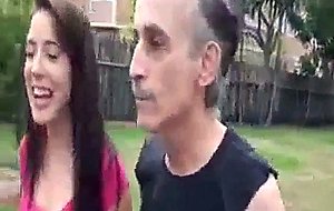 Wild brunette college teen sucks cock in a car