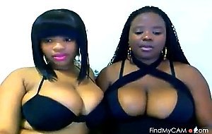 Ebony webcam: Kelly & Kity