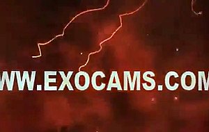 Busty brunette devouring a cock