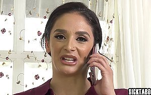 Horny teen starved for a big hard dick and she swallowed guys big dick