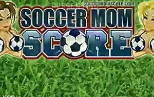  hot soccer mom with two cocks