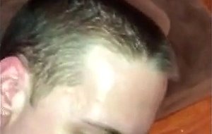 He swallows