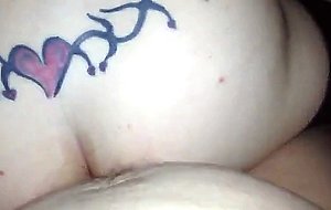 Cute CD natural anal fuck in POV
