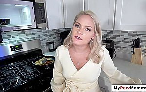 A stepmom blowjobs then lets stepson fuck her hairy pussy