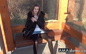 Tight girls ass hole gets dicked