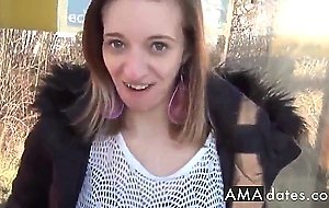 Tight girls ass hole gets dicked