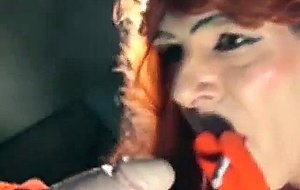 Amateur cd smokes and blows