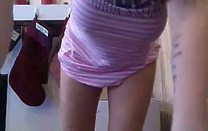 Busty cam girl showing boobs on cam