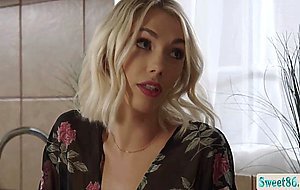 Lesbian babe Hayley pussylicking shaved pussy of her friend