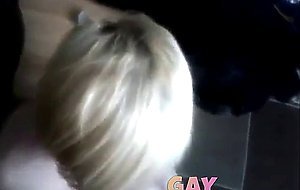 Cute Emo twink sucking cock