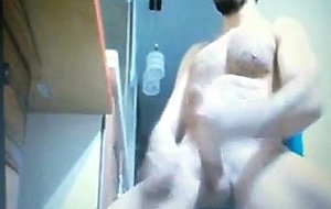 bearded hairy daddy huge cock